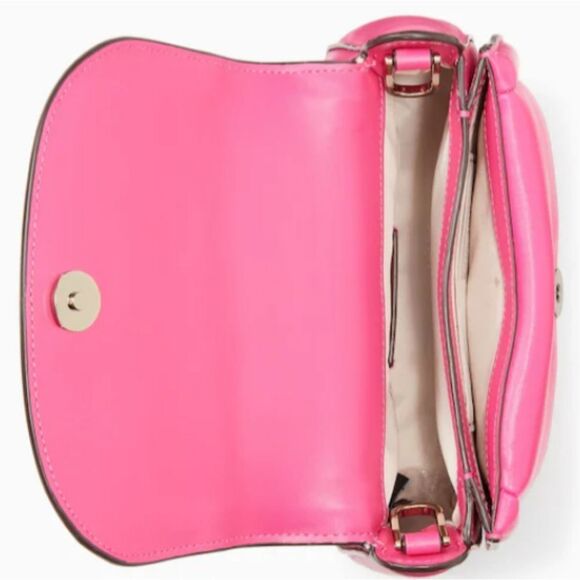 Kate Spade Hot Pink Puffy Bag (Deep Hibiscus) - Picture 6 of 12